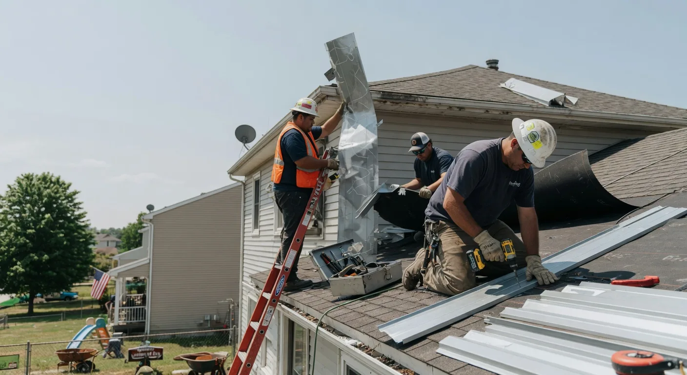 Metal Roof Repair in Pleasantville, IA
